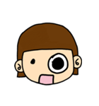short hair and crazy girl（個別スタンプ：40）