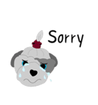 Khaiwhan a little dog ver.English（個別スタンプ：5）