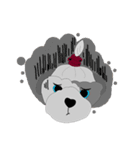 Khaiwhan a little dog ver.English（個別スタンプ：8）