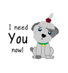 Khaiwhan a little dog ver.English（個別スタンプ：10）