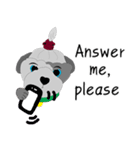 Khaiwhan a little dog ver.English（個別スタンプ：11）