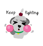 Khaiwhan a little dog ver.English（個別スタンプ：14）