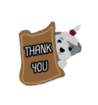 Khaiwhan a little dog ver.English（個別スタンプ：16）