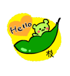 枝豆くまさん（個別スタンプ：1）