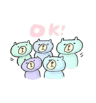 クリーミーくまさんと猫のるんちゃん 3（個別スタンプ：3）