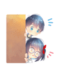 Yui＆Nori - V1（個別スタンプ：3）