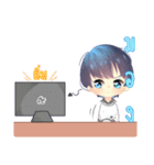 Yui＆Nori - V1（個別スタンプ：10）