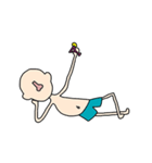 me and nose（個別スタンプ：10）