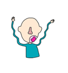me and nose（個別スタンプ：17）