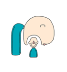 me and nose（個別スタンプ：22）