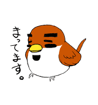 太マユスズメ（個別スタンプ：4）