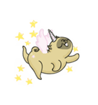 Mochi the pug from 157ofgemma（個別スタンプ：5）