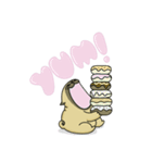 Mochi the pug from 157ofgemma（個別スタンプ：19）