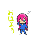 紅髪弟と金髪姉（個別スタンプ：1）