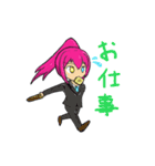 紅髪弟と金髪姉（個別スタンプ：25）