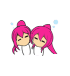 紅髪弟と金髪姉（個別スタンプ：28）