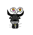 Cute Thai buffalo（個別スタンプ：36）
