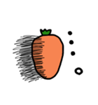 ゆかいな野菜の日常を描いたスタンプ（個別スタンプ：10）