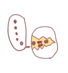 ひび割れたまごさん（個別スタンプ：10）
