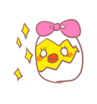 ひび割れたまごさん（個別スタンプ：24）