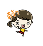 Cute Silly girl（個別スタンプ：1）