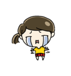 Cute Silly girl（個別スタンプ：5）