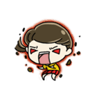 Cute Silly girl（個別スタンプ：6）
