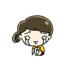 Cute Silly girl（個別スタンプ：12）