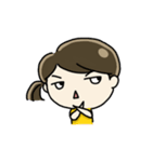 Cute Silly girl（個別スタンプ：18）