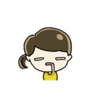 Cute Silly girl（個別スタンプ：21）