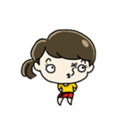 Cute Silly girl（個別スタンプ：35）