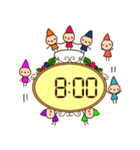 時計小人（個別スタンプ：8）