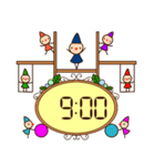 時計小人（個別スタンプ：9）