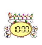 時計小人（個別スタンプ：10）