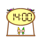 時計小人（個別スタンプ：14）