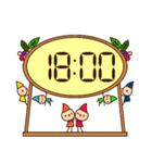 時計小人（個別スタンプ：18）