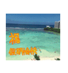The beautiful view with my words（個別スタンプ：21）
