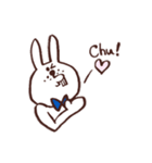 彼氏面うさぎ（個別スタンプ：39）