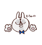 彼氏面うさぎ（個別スタンプ：40）
