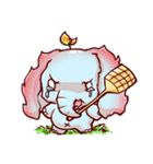 Forest life of elephant baby（個別スタンプ：13）