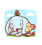 Forest life of elephant baby（個別スタンプ：18）