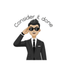 Gentleman in suit（個別スタンプ：2）