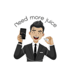 Gentleman in suit（個別スタンプ：13）
