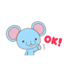 らいおんくんとネズミくん（個別スタンプ：4）