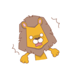 らいおんくんとネズミくん（個別スタンプ：21）