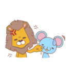 らいおんくんとネズミくん（個別スタンプ：23）