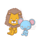 らいおんくんとネズミくん（個別スタンプ：31）