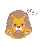 らいおんくんとネズミくん（個別スタンプ：35）
