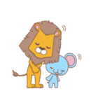 らいおんくんとネズミくん（個別スタンプ：40）