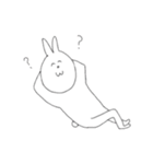 ほくほくうさぎ（個別スタンプ：6）